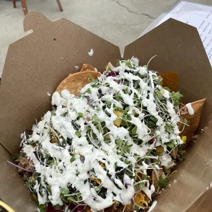 a box of nachos