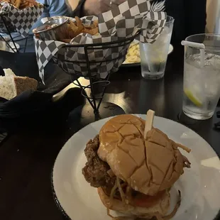 Southern chicken sandwich with no cheese