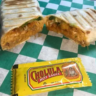 Pulled pork buritto