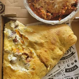 Calzone and Lasagna