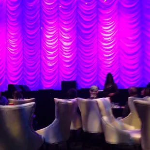 View from our seats.