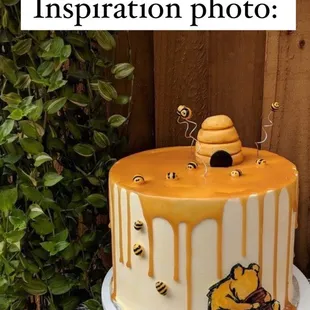 This is the inspiration photo I sent to Frank Vilt's that I was told was possible for the cake decorator.