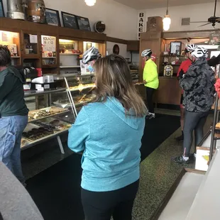 customers in a bakery