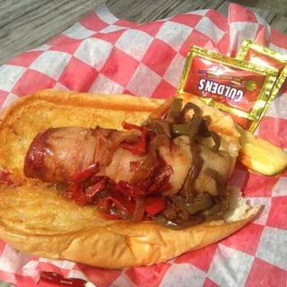 Bacon-Wrapped Rope Sandwich