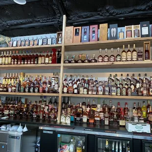 The very impressive bar at FALW