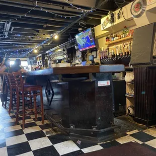 Bar area! They have a few beers on tap to choose from!