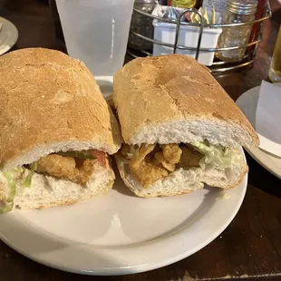 Fried Shrimp po boy