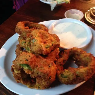Fried Pepper Rings With Ranch