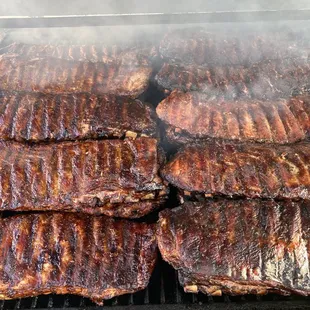 St Louis style spare ribs.