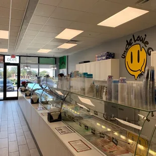 the inside of a restaurant