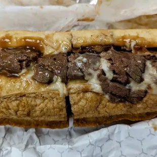 Hot roast beef