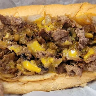 6" Cheesesteak sandwich