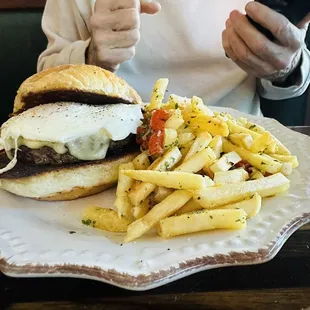 Breakfast burger