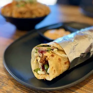 Chicken Kebab Frankie ($13.99 + $1.50 amul cheese)