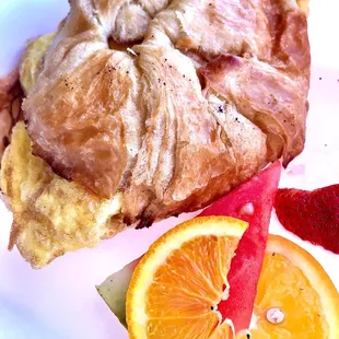 Breakfast Croissant Sandwich