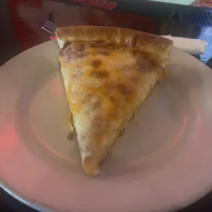 They do have pizza by the slice