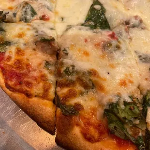 Spinach supreme 16# thin crust