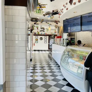 a man standing in front of the counter
