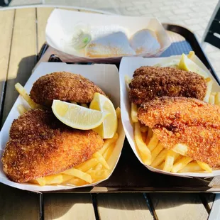 Fish &amp; Chips and Beignets