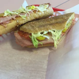 Spicy Italian pressed. Average.