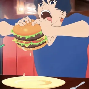 Old Fashion Double Cheese Burger!