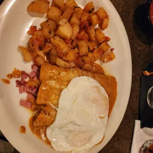 Breakfast enchiladas