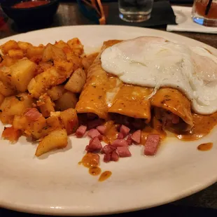 Breakfast enchiladas