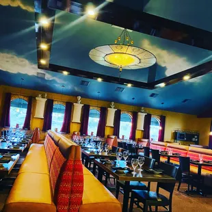 Our beautiful open dining room.