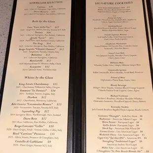 menu, sandwiches