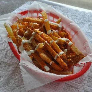 Frankie's Italian Buffalo Fries a delicious addition to any meal, or great by themselves!