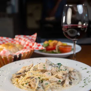 pasta dish, pasta, food