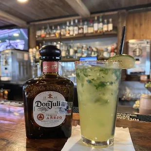 Cucumber, cilantro, jalapeño margarita