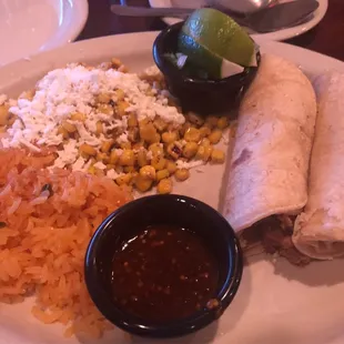 Brisket Tacos with Street Corn