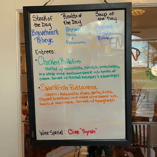 Daily Specials