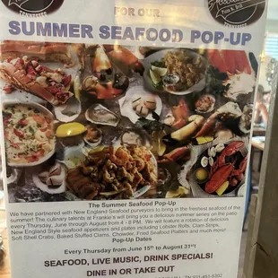 Upcoming specials.