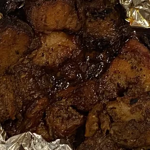 Pork burnt ends. Super moist and tasty