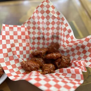 Mango habanero wings