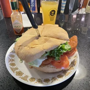 Buffalo chicken sandwich