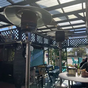Frankie&apos;s is an outdoor dining place but heaters in colder days and plenty of fans in hotter days
