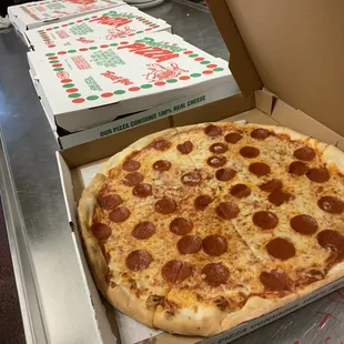 2 giant pizza special