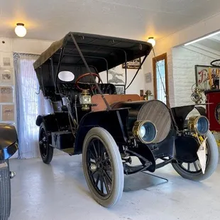 An unrestored 1910 Franklin with only 6,300 miles on the odometer