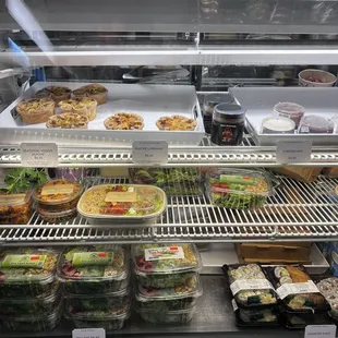 a variety of food items