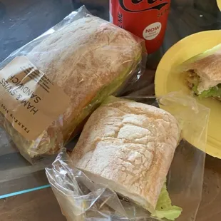 BLT, Turkey and Ham Sandwiches