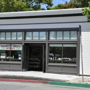 the front of the store