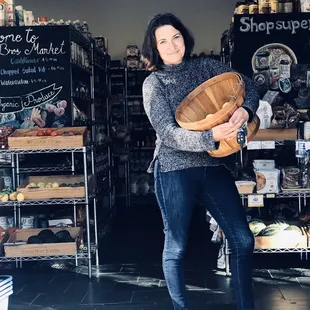 Jennifer, the amazing owner.  We love this woman owned  business!