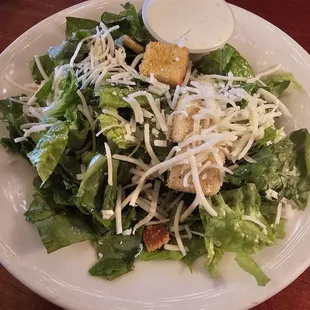 Caesar salad- but with ranch