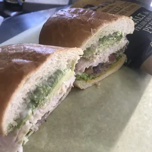 Turkey avocado  Best Sandwich in San Francisco thanks jimmy..