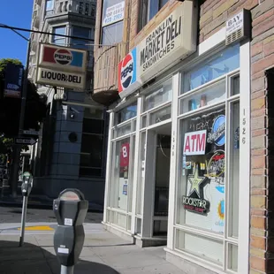 the front of the store