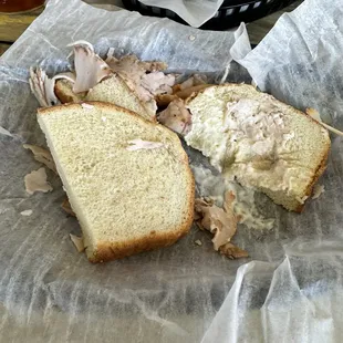 Annabelle-Turkey sandwich on white bread