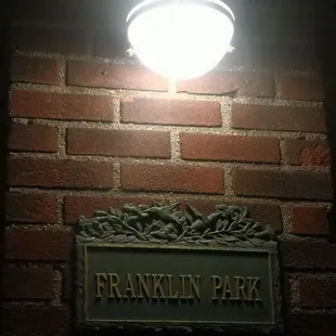 Outdoor seating entrance